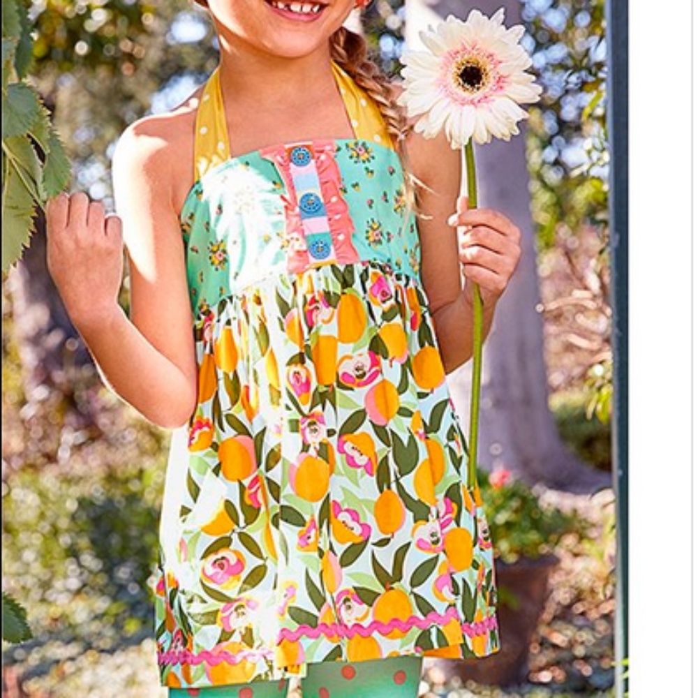 New Matilda Jane " You're A Peach" halter top size 14